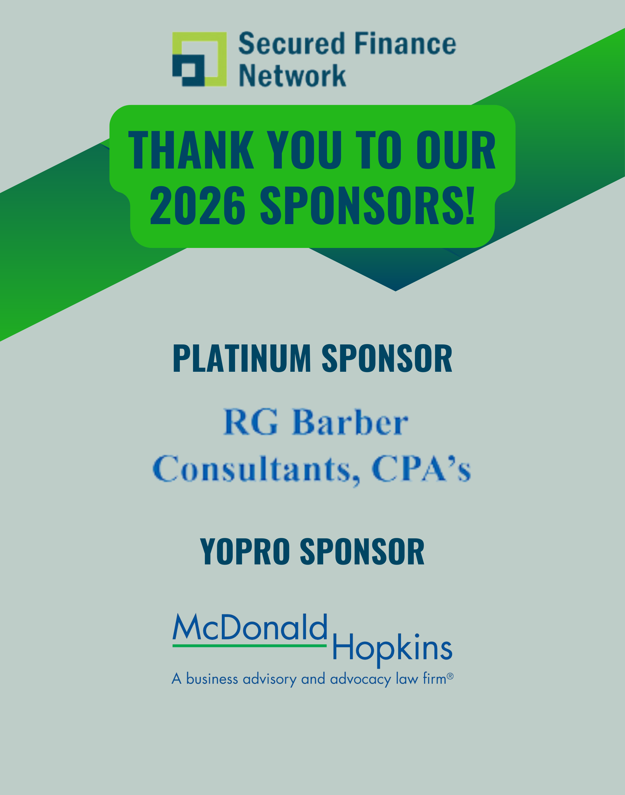 thank you to our 2026 sponsors!