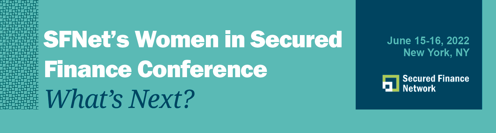 Women in Secured Finance Conference 2022 logo