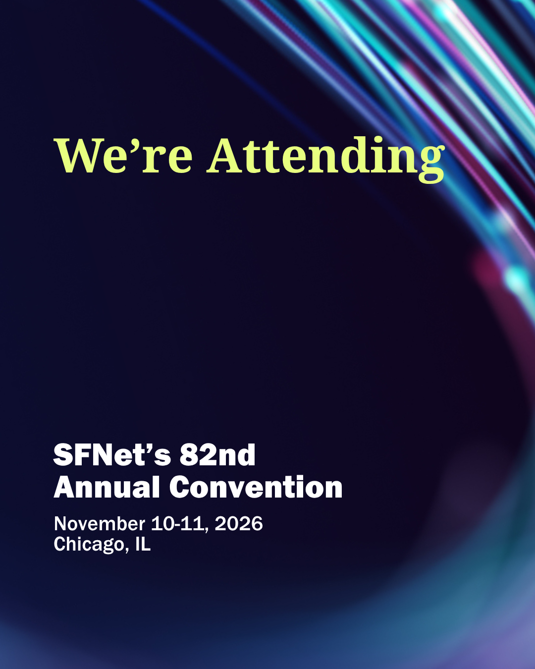 82nd Annual We're Attending IG